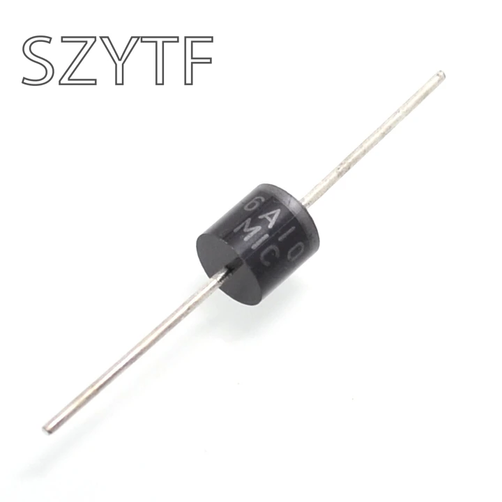 200 шт./пакет 6A10 выпрямительные диоды 6A 1000V|diode 6a|rectifier diode6a diode |