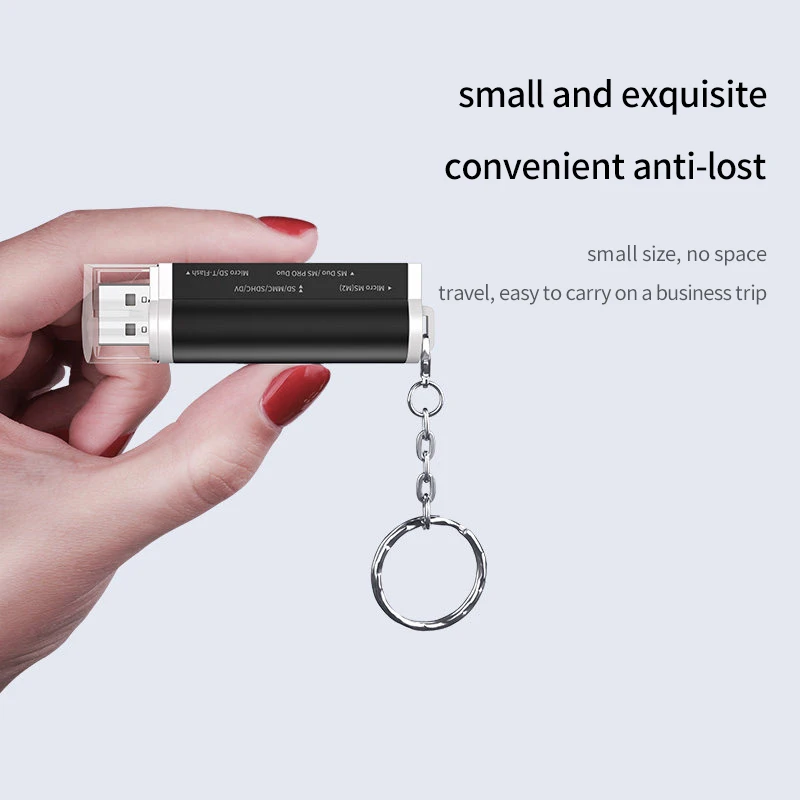 Micro USB 4 In 1 Card Reader High speed USB3 0 Universal M2 MS TF SD 4