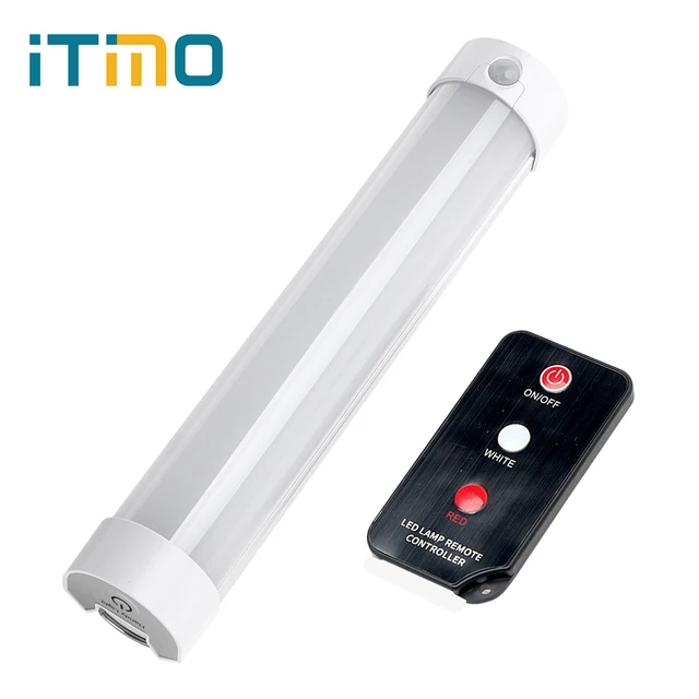 US $14.25 ITimo Portable Lantern Hiking Lamp Rechargeable Magnetic Repair Light 5 Modes with Remote Control L