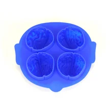 Силиконовая форма для замораживания льда в форме мозгов, форма для шоколадного мыла, инструмент для выпечки, Лучшая цена