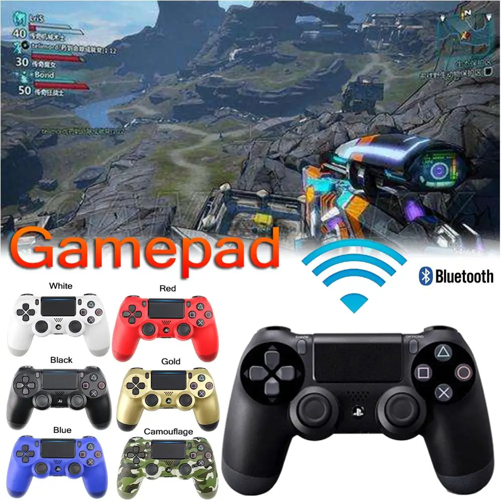 Bluetooth Беспроводной джойстик для PS4 контроллер подходит для ps4 консоли Playstation Dualshock 4 Беспроводной игрового контроллера геймпад для ПК