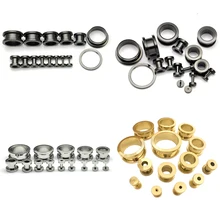 1,4 1,8 2 2,5 3 4 5 на возраст 6, 8, 10, 12 лет 14 16 18 мм черный, белый цвет шкив titanium стали Панк Для мужчин серьги полые Плаги для ушей