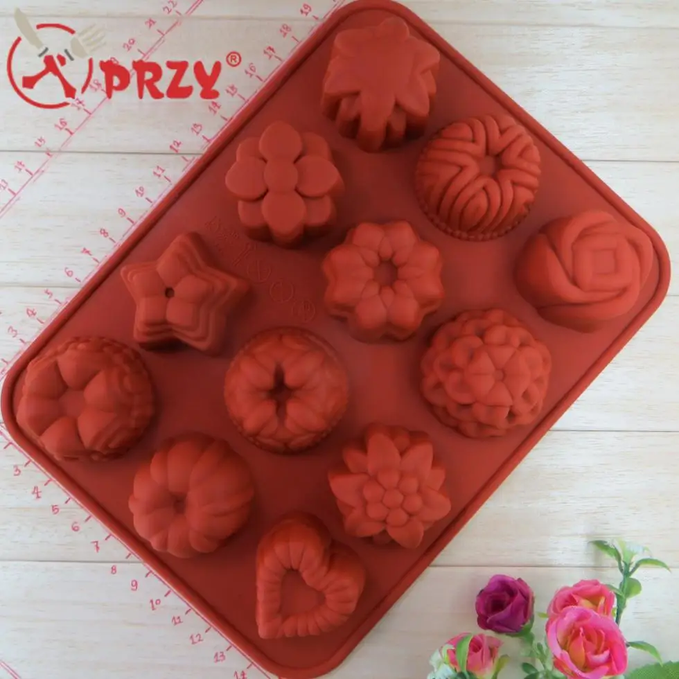 Wholesales 9 cavity clouds   soap mold Silicone Cake pan Chocolate Soap Pudding Jelly Candy Ice Cookie Biscuit Mold