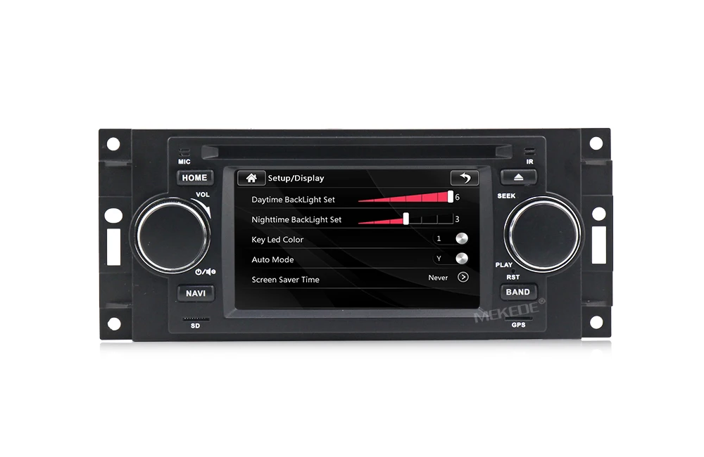 Clearance MEKEDE Car DVD GPS Navigation Player For Chrysler 300C PT Cruiser Dodge Ram Jeep Grand Cherokee With Radio BT 1080P USB free Map 10