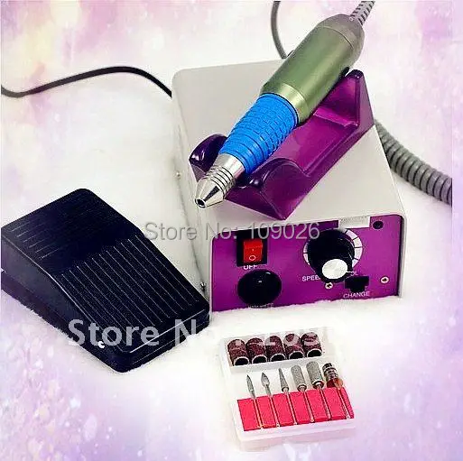 Nail Art Tips Electric Manicure Toenail Drill File Grinder Grooming Kit