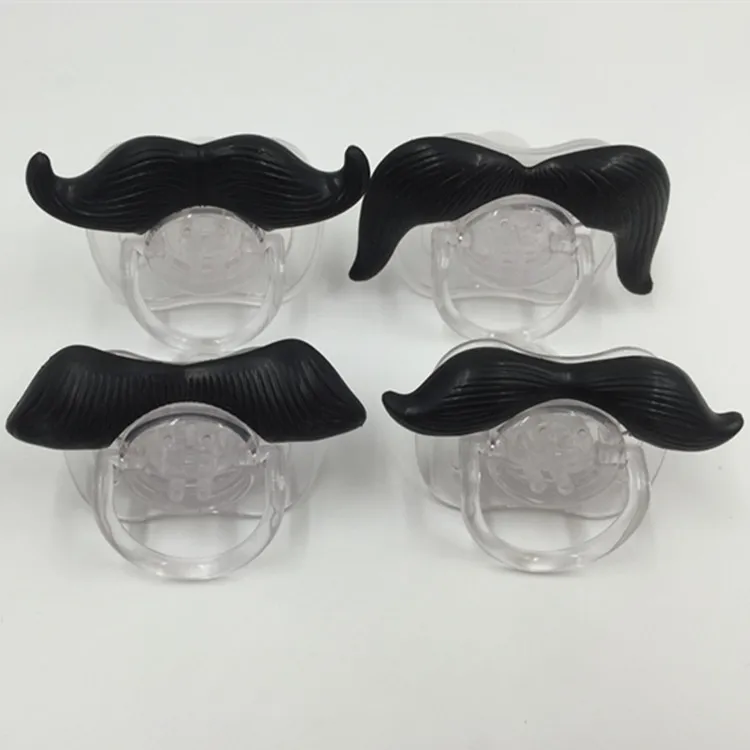 

50PCS/LOT Manufacturers Directly Supply Moustache Lips snouts buckteeth Pacifier Baby Funny Pop pacifier