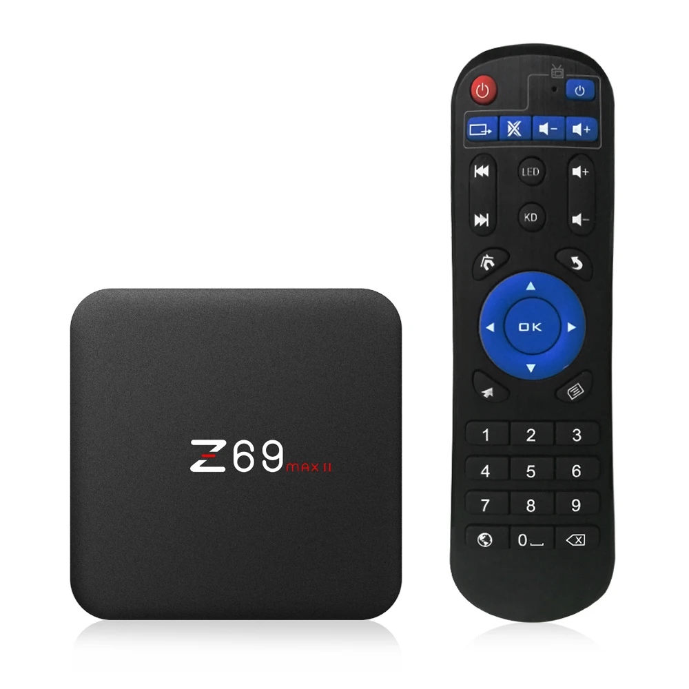 Приставка Смарт ТВ Z69 MAXII Android 7.1.2 Восьмиядерный процессор Amlogic S912 64 бит VP9 H.265 UHD 4K HDR