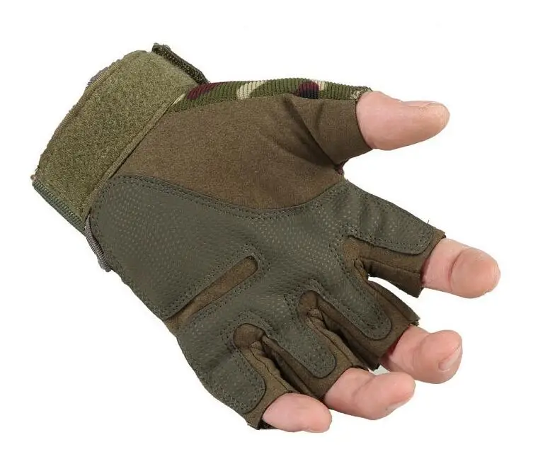 Уличные тактические Спортивные перчатки с половинным пальцем для военных тренировок, езды на велосипеде, кемпинга, походов, охоты, альпинизма, перчатки
