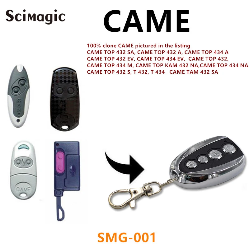 Aliexpress.com : Buy 2X CAME TOP 432NA TOP 432 NA gate key fob remote ...