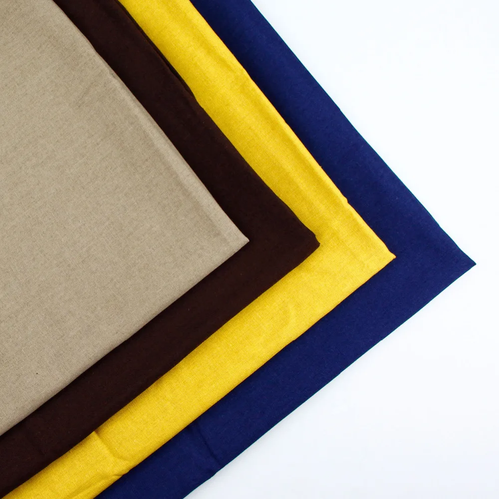 Buy 140cm x 50cm High Quality Solid Color Linen Cotton