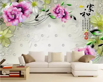 

customize Flower mural wallpaper Living room bedroom wallpaper for walls 3 d