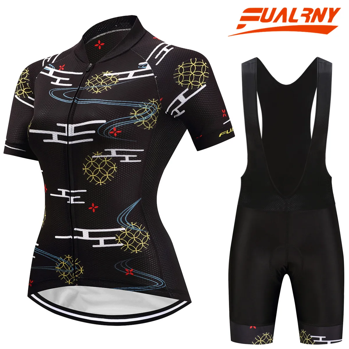 FUALRNY Caitlin Summer Breathable Women Mountian Bike Clothing Quick