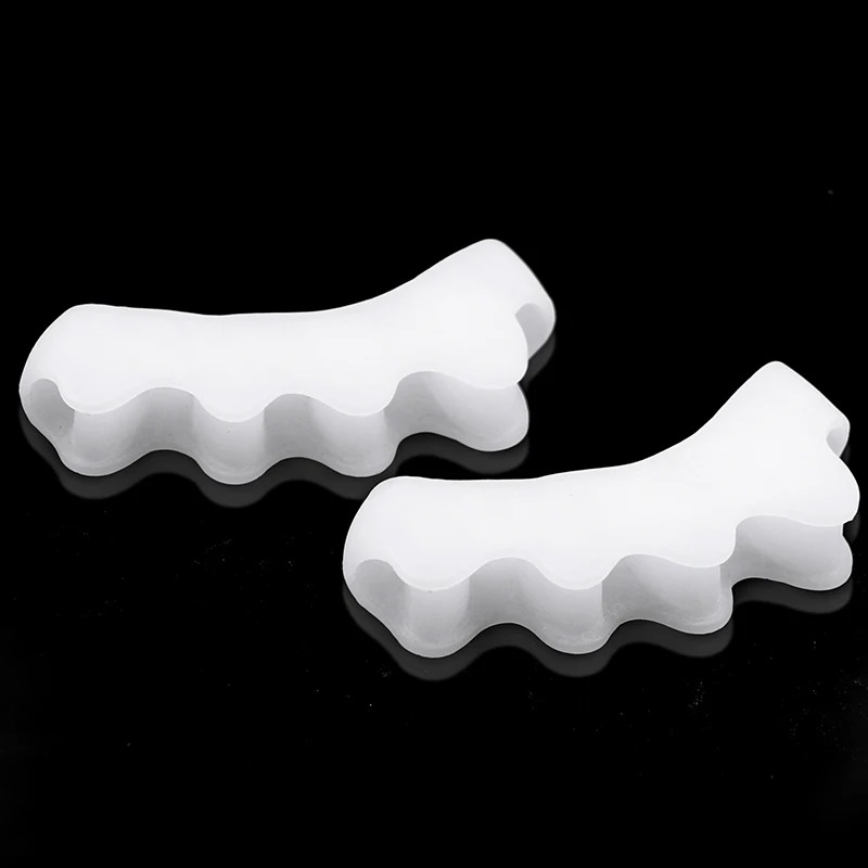 1Pair Silicone Foot Care Gel Bunion Protector Toe Separators Straightener Spreader Correctors Hallux Valgus Correction