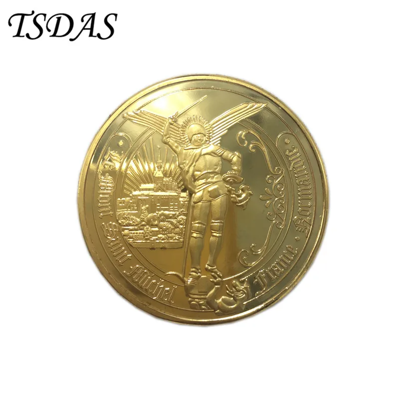Креативное украшение Франции позолота 24к монета 999,9 для домашнего декора металлическая монета с кодовый замок безопасности для лучших сувениров