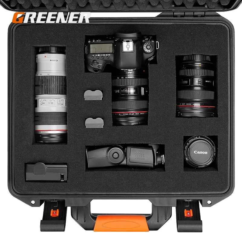 Outdoor Protective Safety Case Shockproof Waterproof Boxes Plastic Tool Box Dry Box Safety Equipment Tool Storage with foam