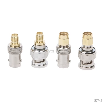 

4PCS BNC To SMA Type Male Female RF Converter Test Adapter Kit Connector Set