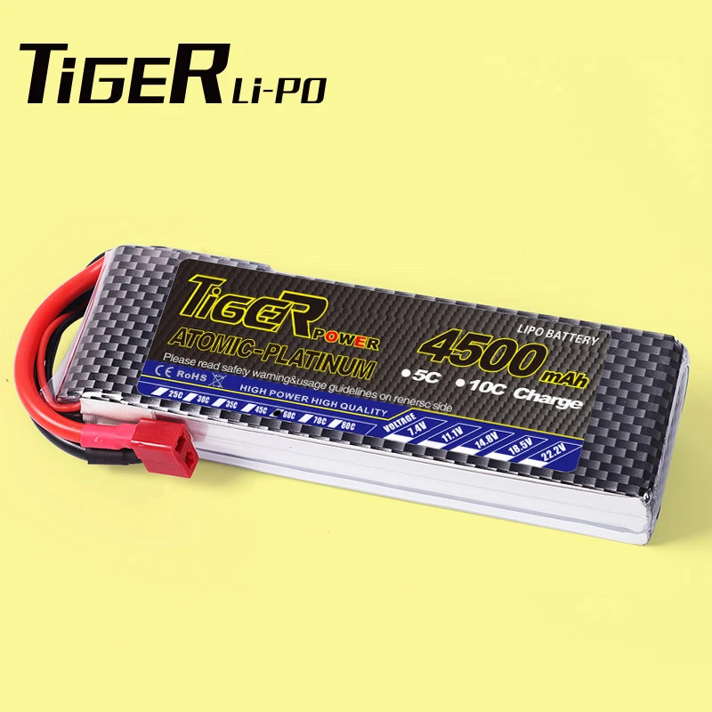Tiger Lipo 4500mah 60c Lipo Battery 11 1v 3s Lipo Bateria Rc Diy Models Quadcopter Aeromodelismo Drones Muitlcopter Rc Toy Parts Parts Accessories Aliexpress