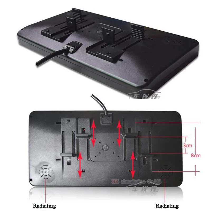 2018 el más nuevo 9 pulgadas LCD Monitor espejo Bluetooth MP5 FM reproductor de música con USB SD c