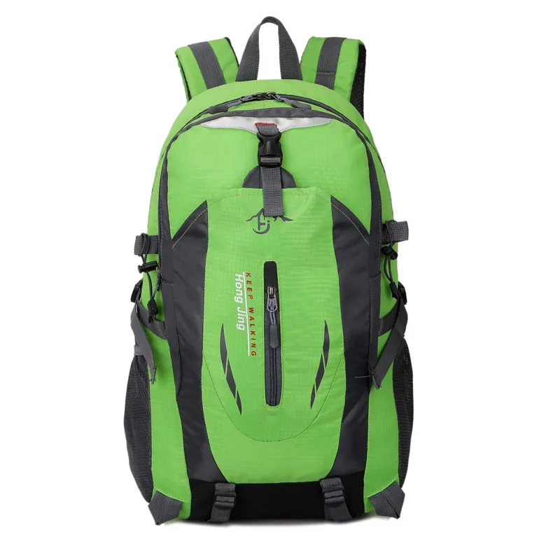 Водонепроницаемая спортивная сумка для отдыха на открытом воздухе, рюкзак для альпинизма для мужчин и женщин, походный рюкзак для путешествий, велосипедные сумки - Цвет: Green