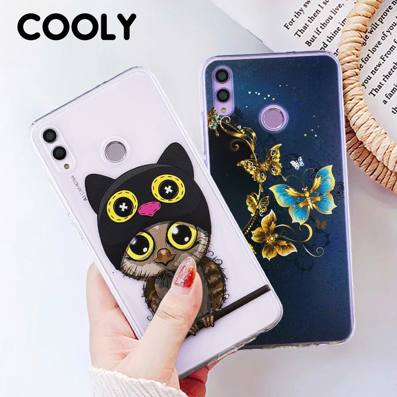 COOLY Cartoon Case For Honor 8X Cases For Huawei P Smart 2019 Cover Honor 10 Lite