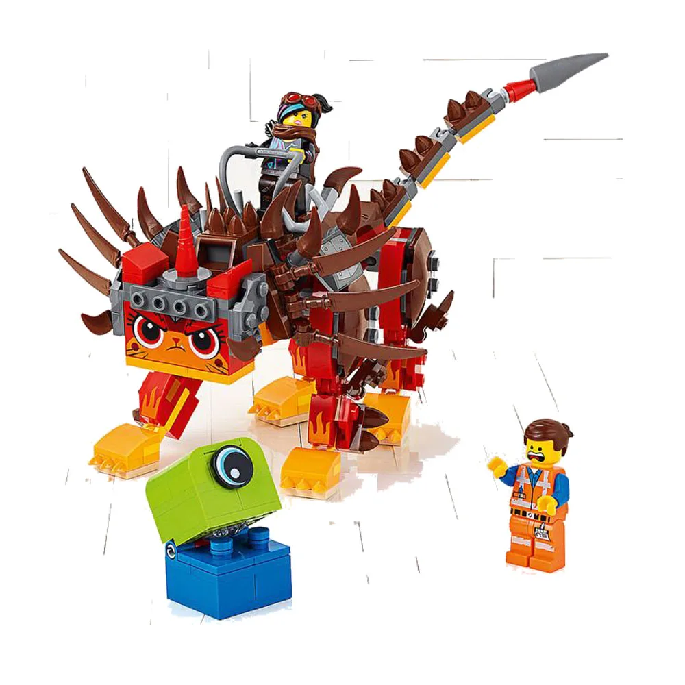 

In Stock 2019 New 45006 Ultrakatty & Warrior Lucy Super Cat Compatible LegoING Movies 2 Building Blocks 70827 Toy for Gift