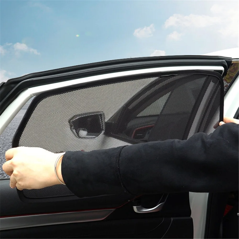 

Magnetic Front Rear Sun Shade Side Window Sunshades For Toyota Corolla 2009 2010 Window Curtain Visor For Corolla 2011 2012 2013