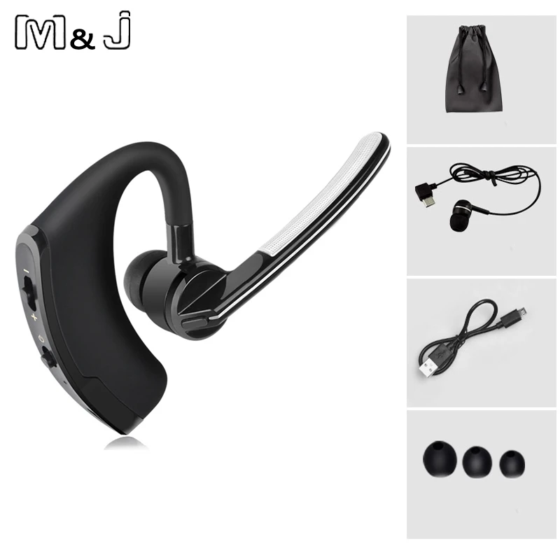 bilder für M & J Stereo Business Auriculares Drahtlose Bluetooth Freisprecheinrichtung Kopfhörer Mit Mic Kopfhörer Headset Für Fahren Sports bilder für M & J Stereo Business Auriculares Drahtlose Bluetooth Freisprecheinrichtung Kopfhörer Mit Mic Kopfhörer Headset Für Fahren Sports