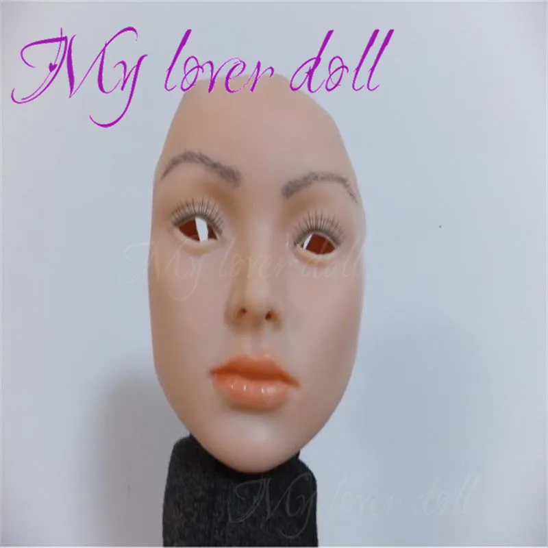 female latex mask