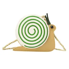 Милые животные узор Божья коровка улитки дети девушка мини сумки на плечо летние для маленьких детей мультфильм маленькая сумка кошелек#40