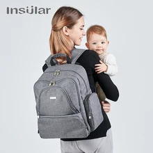 Insular Brand diaper bag Insulated mummy maternity Travel backpack nappy bags dot style multifunctional baby stroller bags