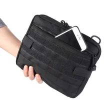1000D нейлоновая Дорожная Сумка Molle, военная сумка, тактический жилет, сумка для хранения журналов