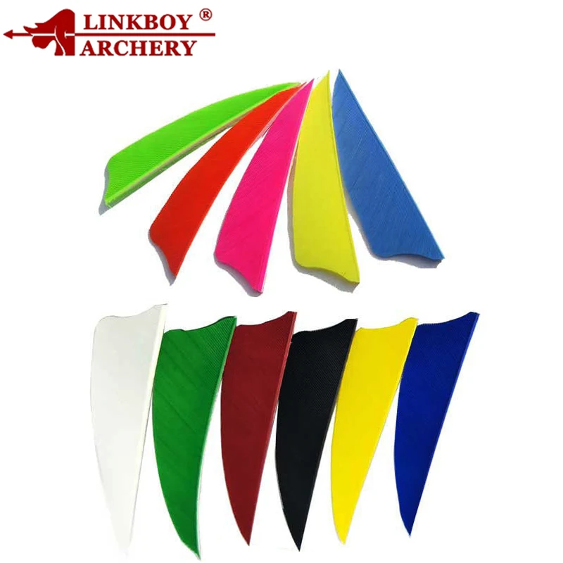 

Linkboy Archery 24PCS Arrow 3inch Turkey Feather for carbon arrows ID3.2/4.2mm Shaft Recurve Bow crossbow hunting Shooting