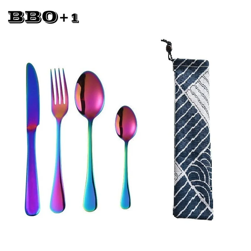 Rainbow flatware set  LOGO - 副本