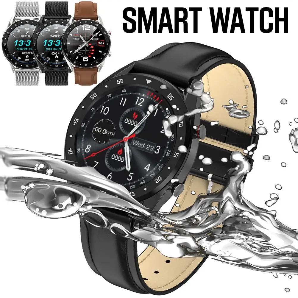 

L7 Smart Bracelet Metal Dynamic Heart Rate Blood Pressure Oxygen Sleep Monitoring IP68 Waterproof Fitness Tracker Sports Watch