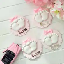 Этикетки для шоколада с лазерной гравировкой, изготовленные на заказ серебристый акриловый зеркальный ярлык, персонализированные акриловые бирки для предродовой вечеринки