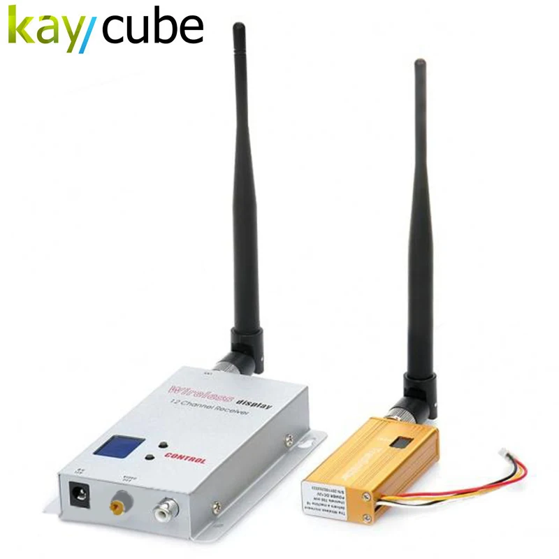 

700MW Wireless AV Sender Extender Secutiry CCTV 16CH 1.2G Wireless AV transmitter and Receiver System Audio Video Sender Save