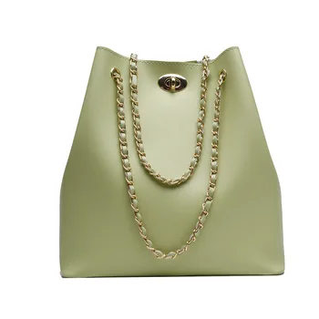 

Women's Handbag PU Leather Large Shoulder Bag Hobo Slouch Stylish Tote Shopper Vintage Bucket with Turn Locket