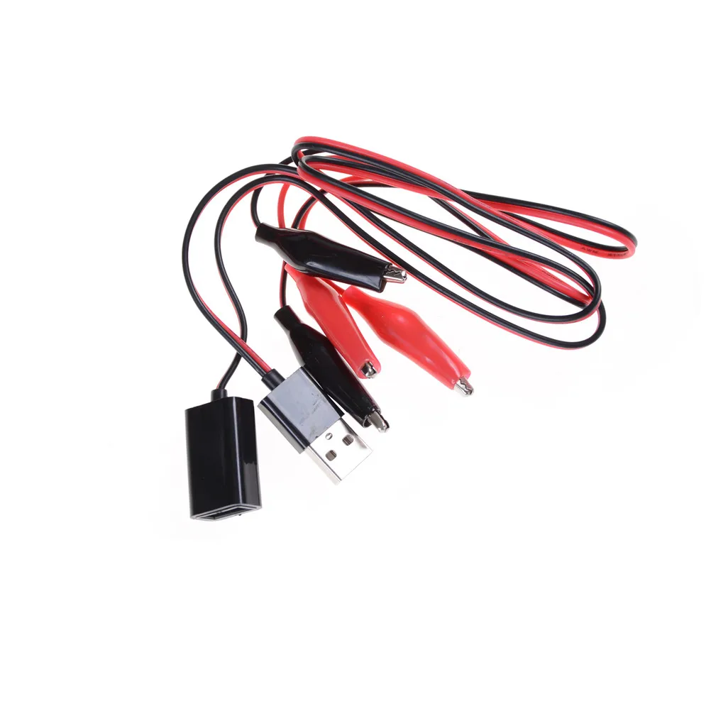 

One Set USB Tester DC Voltmeter ammeter capacity meter Alligator clips Crocodile Wire