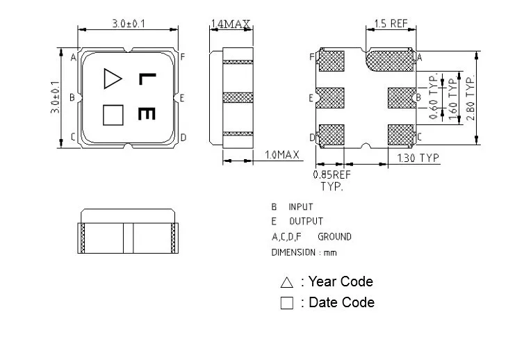 5 шт. TA0224A 0224A пилы фильтр 1575,42 МГц для gps SMD 3,0*3,0 мм