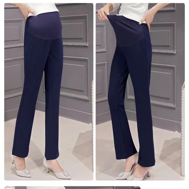 Cotton Pregnant Pants Maternity Clothes For Women Trousers Pregnancy Pant Slim Professional Belly Outside Cotton Pregnant Pants Maternity Clothes For Women Trousers Pregnancy Pant Slim Professional Belly Outside