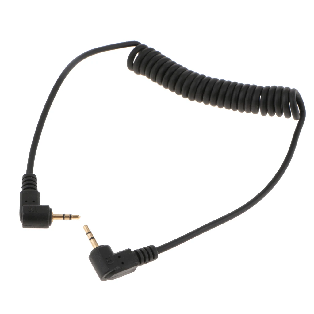 2.5mm to RS-60E3 C1 Remote Shutter Release Connecting Cord Cable for Canon 3-Pin Cameras EOS 60D 600D 550D 500D 450D