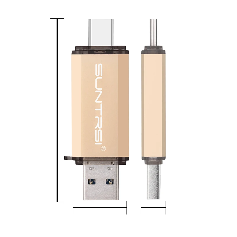 Suntrsi Type C USB3.0 флеш накопитель 16 ГБ 32 OTG для смартфона высокоскоростной мини USB карта