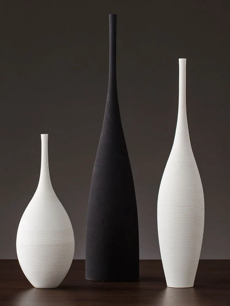 

Ceramic vase furnishings Home living room table arrangement vase decorations modern creative Table Vase