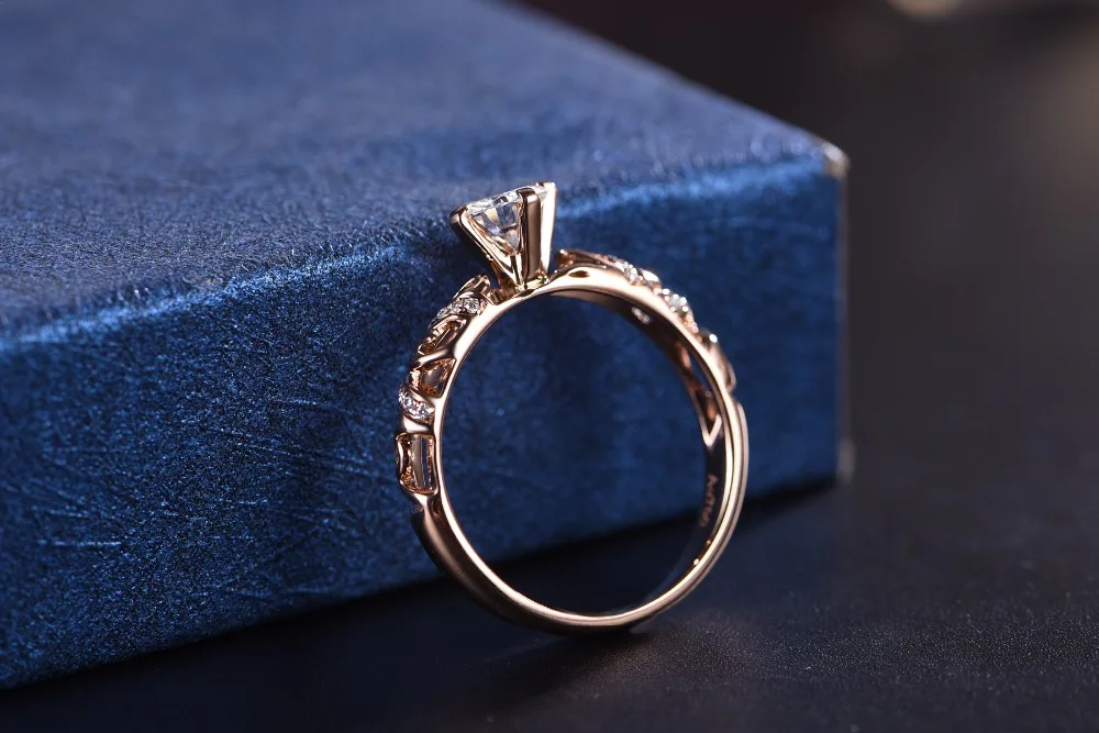 Ювелирные изделия от Andy Mullite кольцо 18 K розовое золото на заказ платина PT950 кольца европейские и американские модные аксессуары