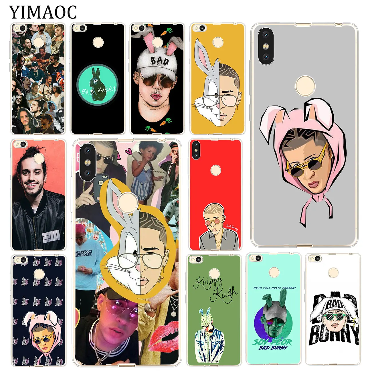 Мягкий силиконовый чехол YIMAOC Bad Bunny Russ diemon для Xiaomi MI Redmi 8A 7A 6A 5A 4X Note 8 7 6 Pro 5 Plus |
