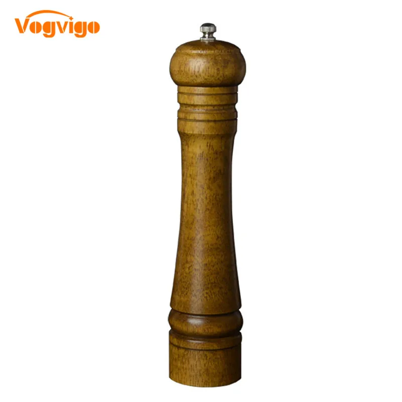 VOGVIGO 2 размера для 8,10 дюймов дубовая древесина перец мельница для специй ручная мельницы для приправ мясорубка для приготовления барбекю набор инструментов
