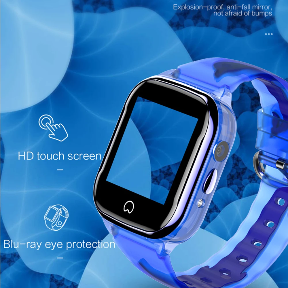 

Timethinker Waterproof Children Smart Watch with Camera Touch Screen Kids Baby Safe SOS Call SIM Card LBS Location Tracker IP67