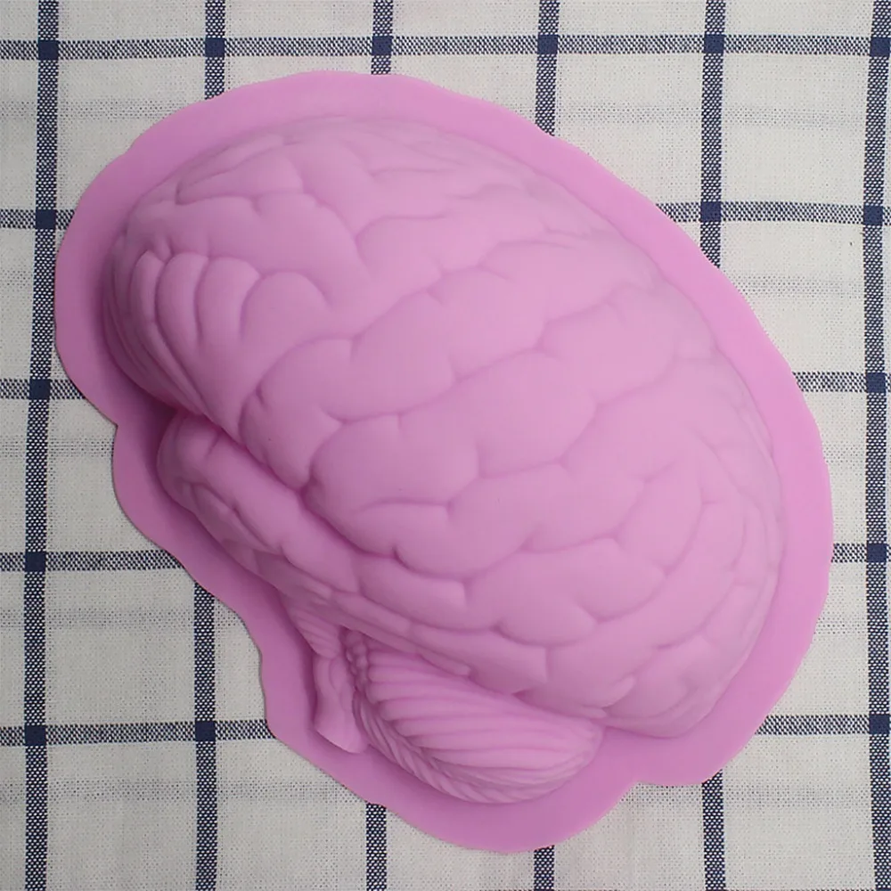 Силиконовая форма для торта 3d в форме мозга Пудинг Форма для выпечки, сделай сам лоток сковорода кухонный инструмент для торта кухонные Инструменты для декорирования аксессуары BB4