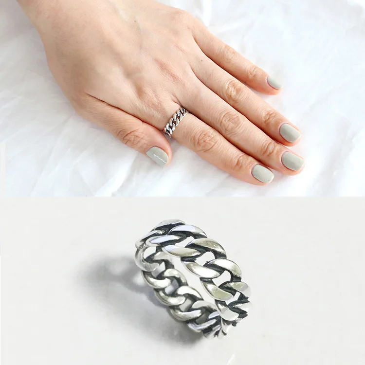 

Party Accessories Unique Design Solid 925 Sterling Silver Ring Stackable Fashion OL Jewelry Rings For Women New 2017