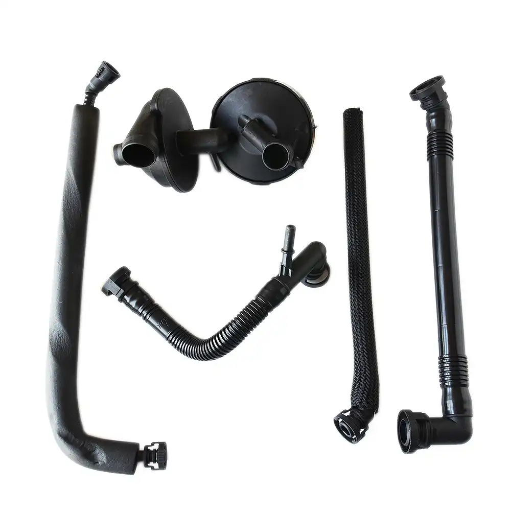 WOLFIGO New Crankcase Breather Vent Oil Seperator Valve+Hose Kit For